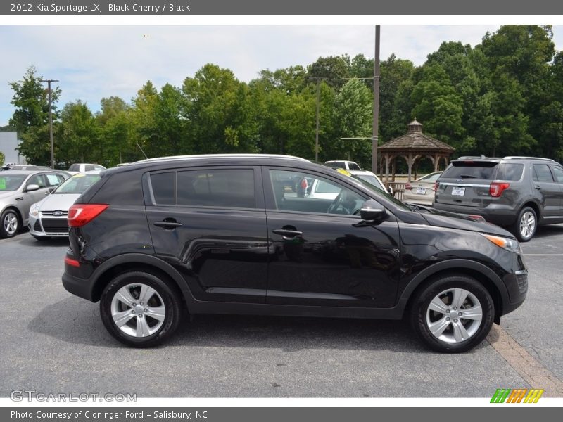 Black Cherry / Black 2012 Kia Sportage LX