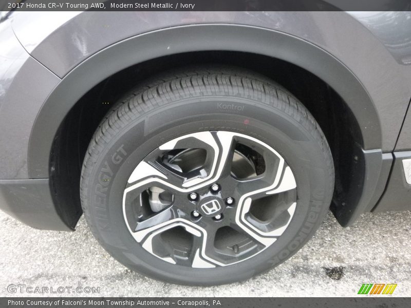 Modern Steel Metallic / Ivory 2017 Honda CR-V Touring AWD