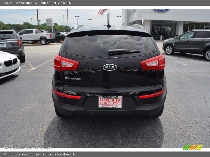 Black Cherry / Black 2012 Kia Sportage LX