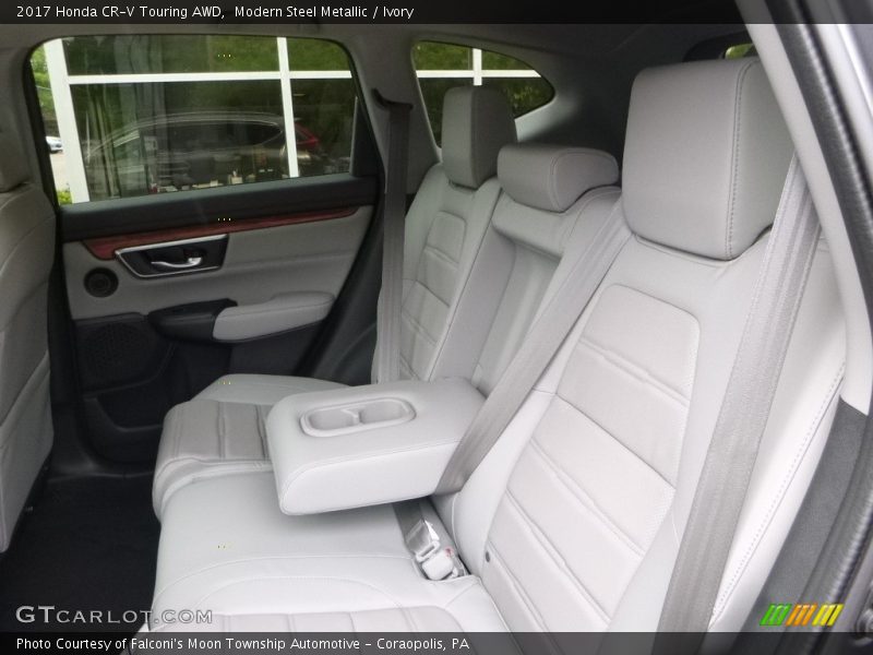 Modern Steel Metallic / Ivory 2017 Honda CR-V Touring AWD