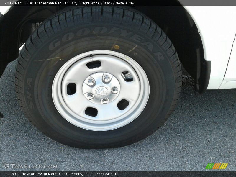 Bright White / Black/Diesel Gray 2017 Ram 1500 Tradesman Regular Cab