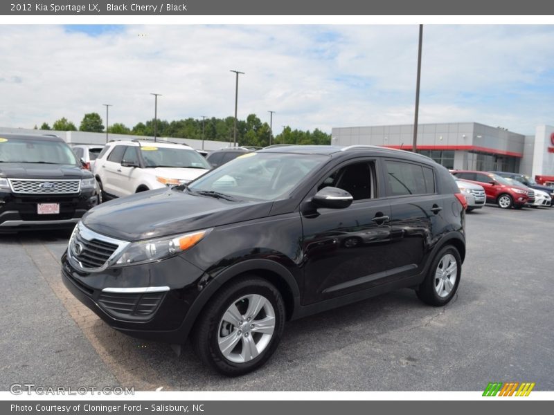 Black Cherry / Black 2012 Kia Sportage LX