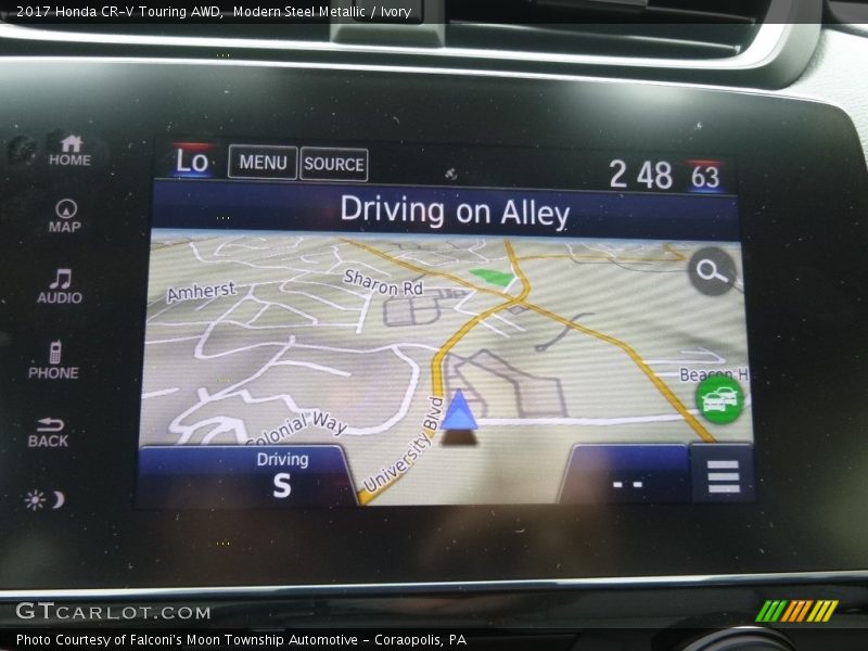 Modern Steel Metallic / Ivory 2017 Honda CR-V Touring AWD