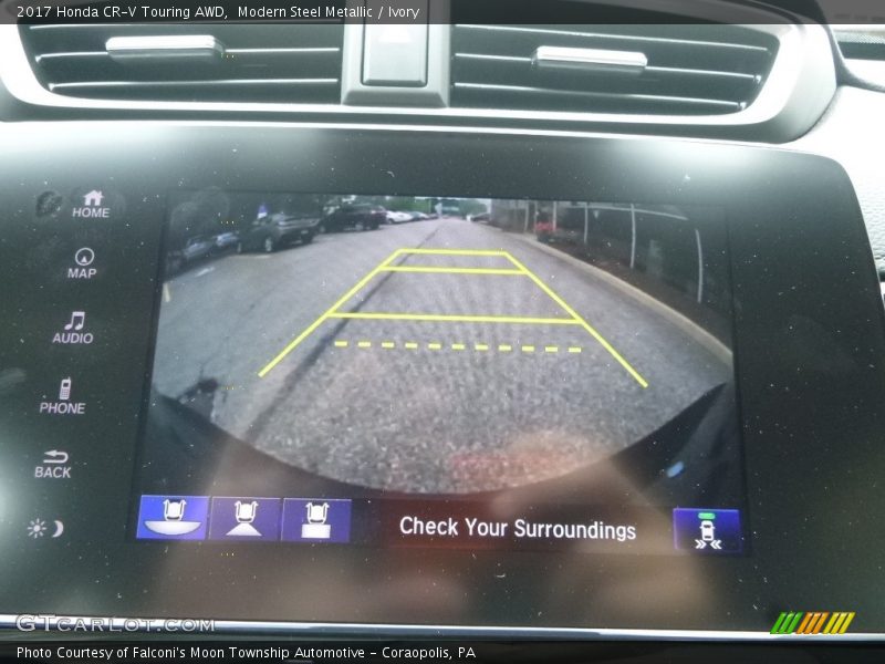 Modern Steel Metallic / Ivory 2017 Honda CR-V Touring AWD