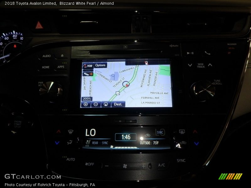 Blizzard White Pearl / Almond 2018 Toyota Avalon Limited