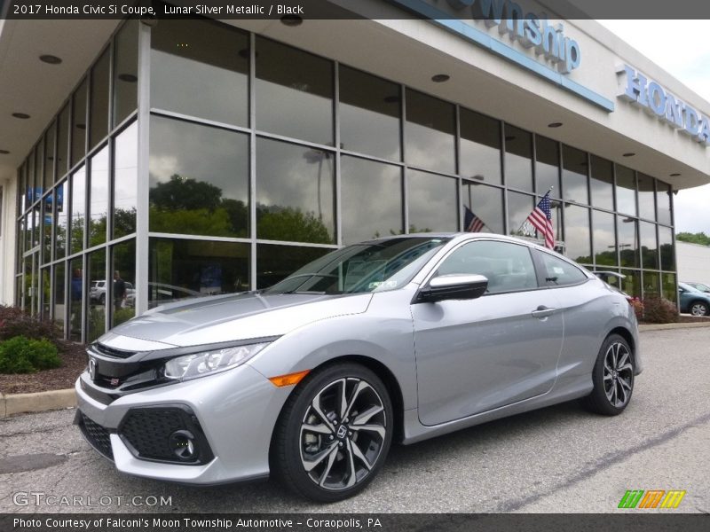Lunar Silver Metallic / Black 2017 Honda Civic Si Coupe