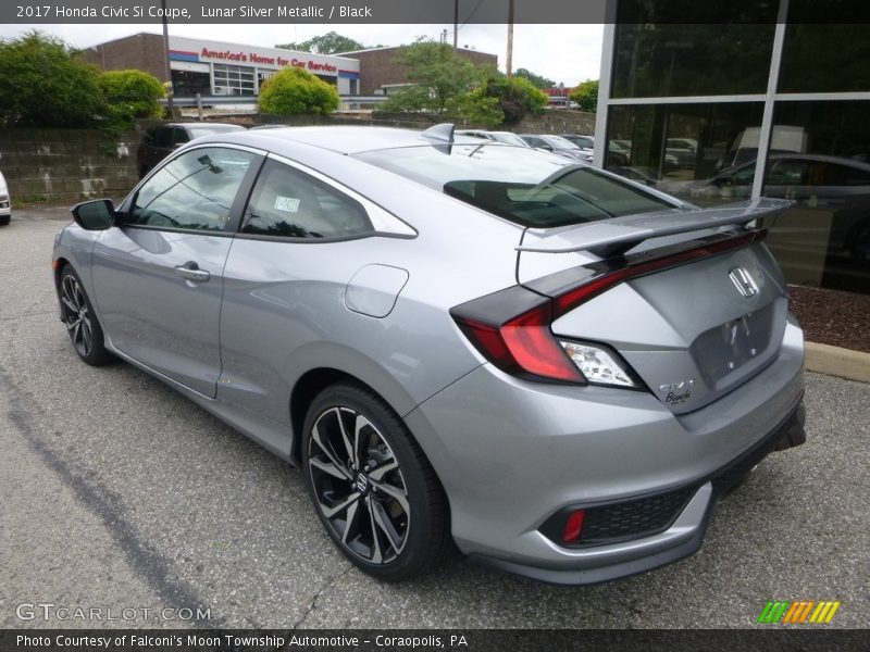 Lunar Silver Metallic / Black 2017 Honda Civic Si Coupe