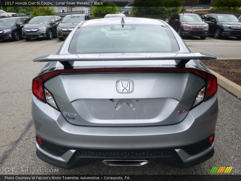 Lunar Silver Metallic / Black 2017 Honda Civic Si Coupe