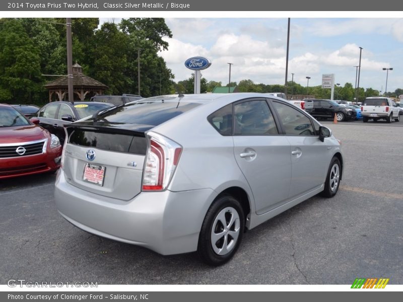 Classic Silver Metallic / Bisque 2014 Toyota Prius Two Hybrid