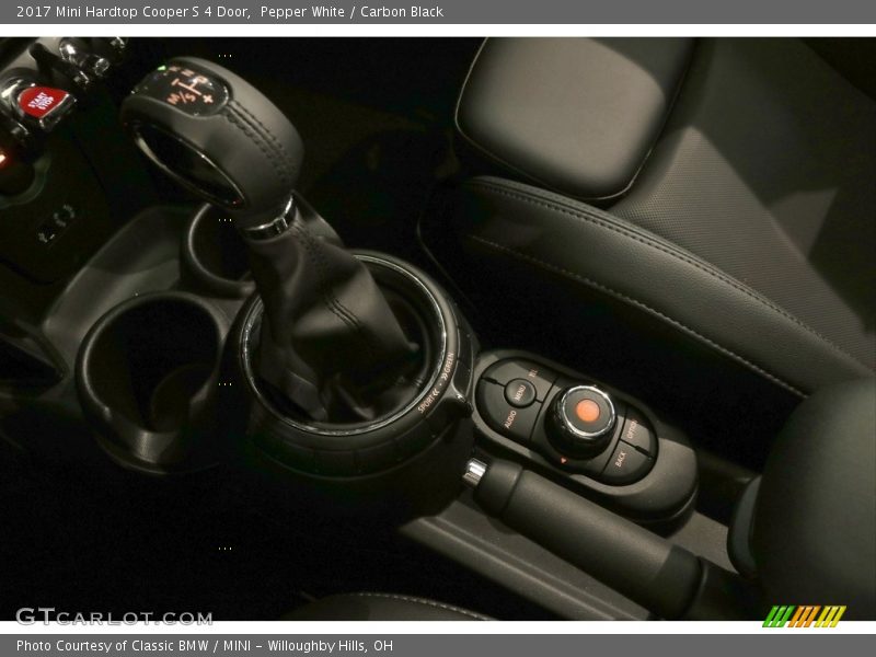 Pepper White / Carbon Black 2017 Mini Hardtop Cooper S 4 Door