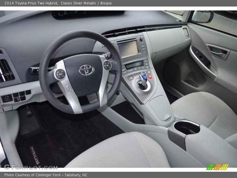 Classic Silver Metallic / Bisque 2014 Toyota Prius Two Hybrid