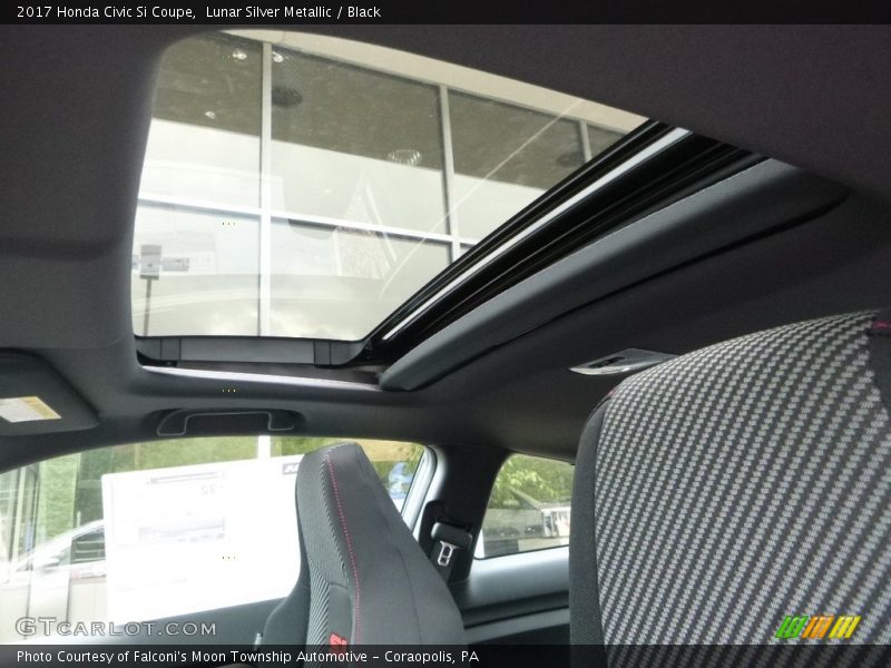 Lunar Silver Metallic / Black 2017 Honda Civic Si Coupe