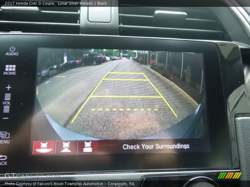 Lunar Silver Metallic / Black 2017 Honda Civic Si Coupe