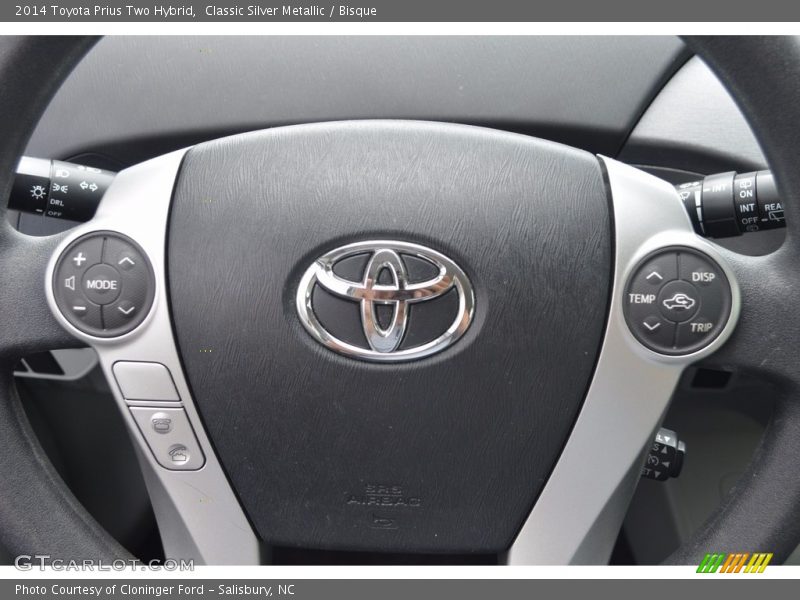 Classic Silver Metallic / Bisque 2014 Toyota Prius Two Hybrid