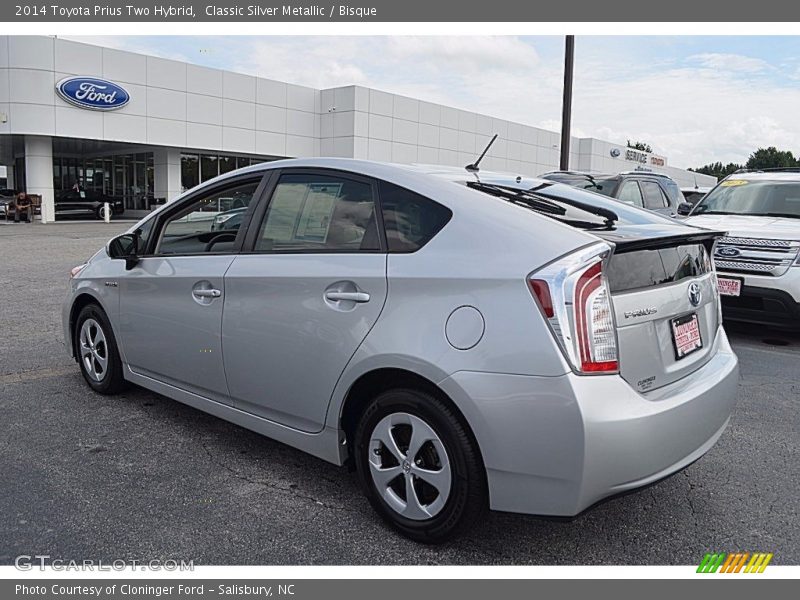 Classic Silver Metallic / Bisque 2014 Toyota Prius Two Hybrid