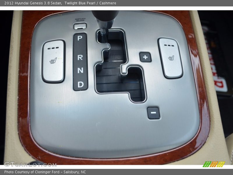 Twilight Blue Pearl / Cashmere 2012 Hyundai Genesis 3.8 Sedan