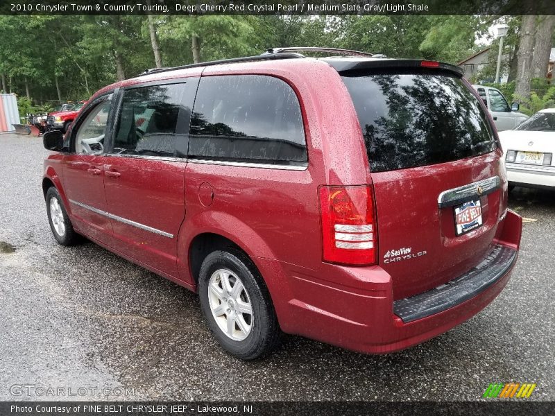 Deep Cherry Red Crystal Pearl / Medium Slate Gray/Light Shale 2010 Chrysler Town & Country Touring