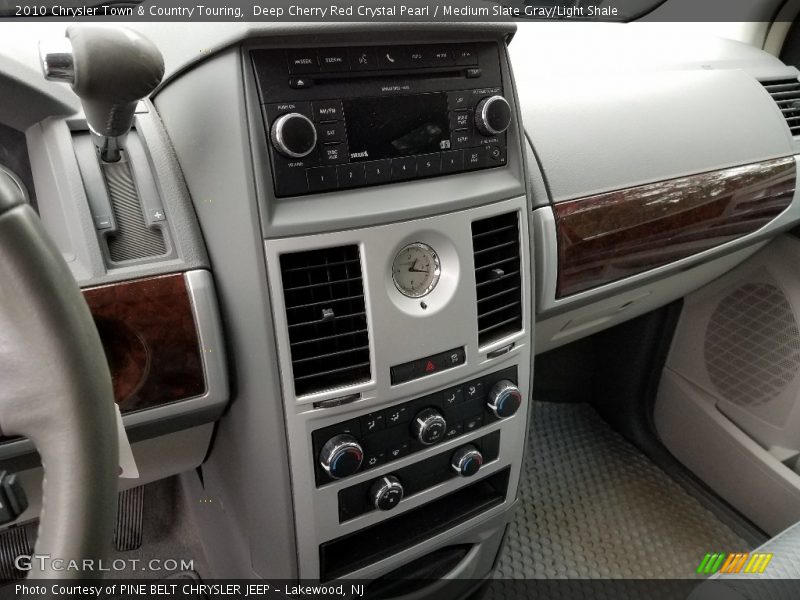 Deep Cherry Red Crystal Pearl / Medium Slate Gray/Light Shale 2010 Chrysler Town & Country Touring