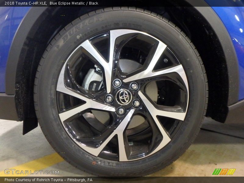 Blue Eclipse Metallic / Black 2018 Toyota C-HR XLE