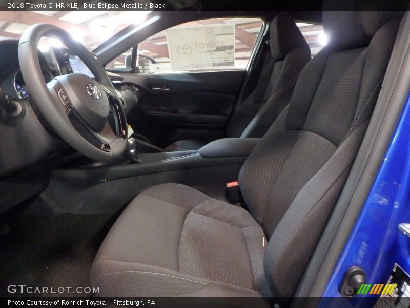 Blue Eclipse Metallic / Black 2018 Toyota C-HR XLE