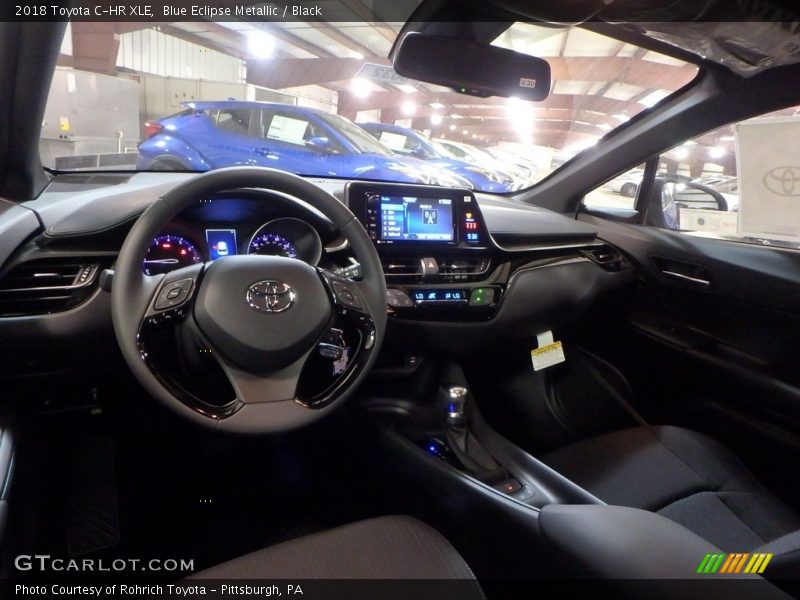 Blue Eclipse Metallic / Black 2018 Toyota C-HR XLE