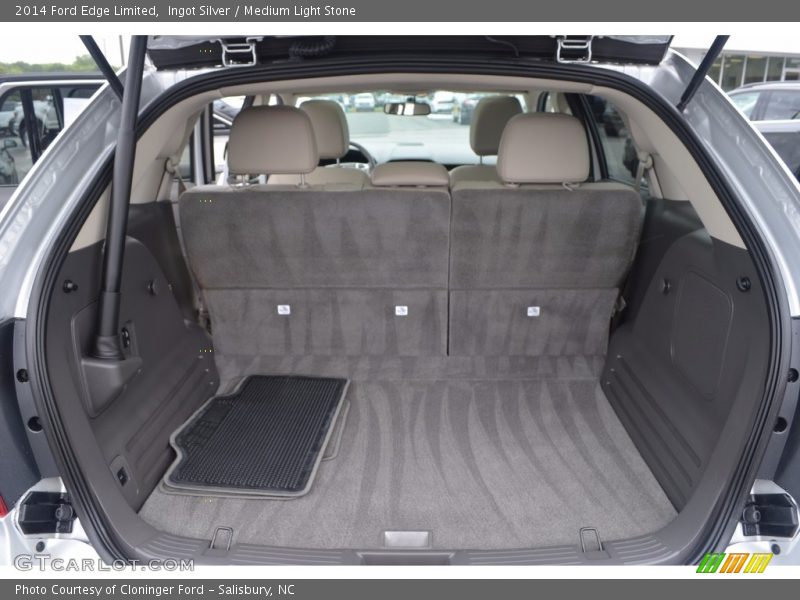 Ingot Silver / Medium Light Stone 2014 Ford Edge Limited