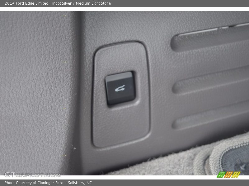 Ingot Silver / Medium Light Stone 2014 Ford Edge Limited