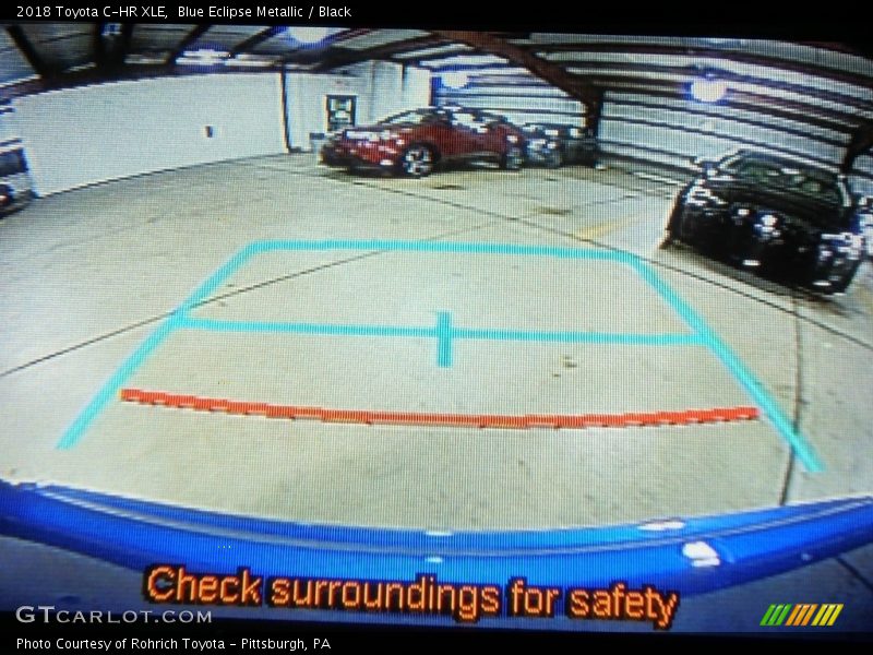 Blue Eclipse Metallic / Black 2018 Toyota C-HR XLE