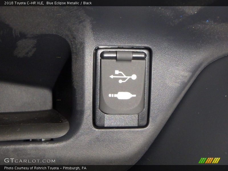 Blue Eclipse Metallic / Black 2018 Toyota C-HR XLE