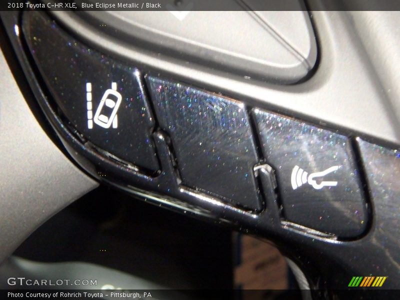 Blue Eclipse Metallic / Black 2018 Toyota C-HR XLE