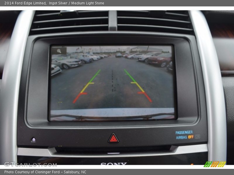 Ingot Silver / Medium Light Stone 2014 Ford Edge Limited