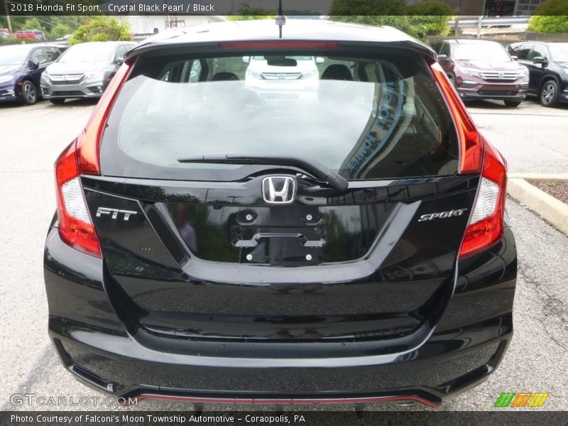 Crystal Black Pearl / Black 2018 Honda Fit Sport
