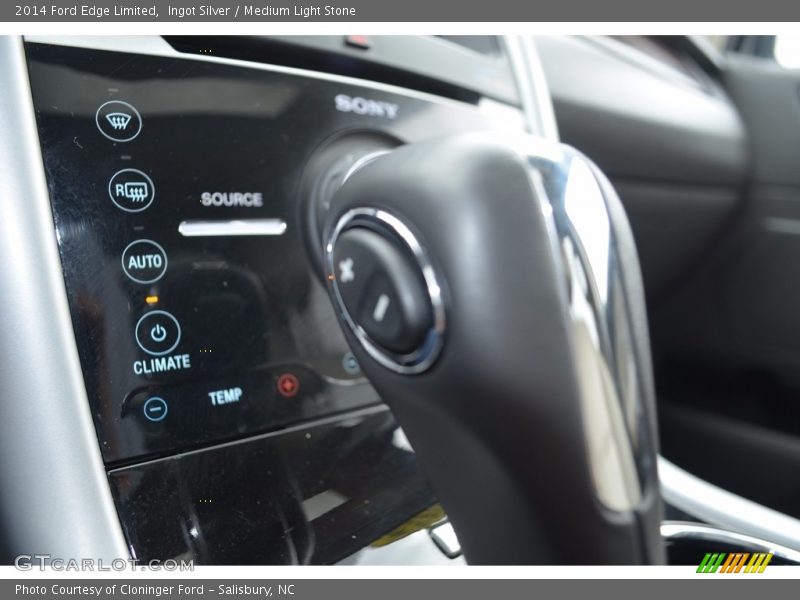 Ingot Silver / Medium Light Stone 2014 Ford Edge Limited