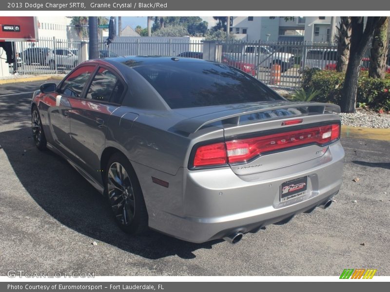 Granite Crystal / Black/Red 2013 Dodge Charger SRT8