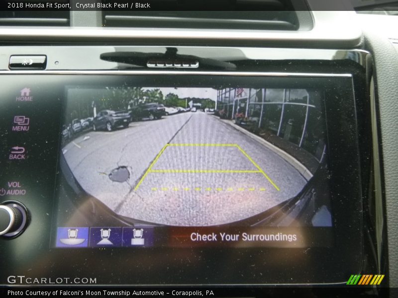 Crystal Black Pearl / Black 2018 Honda Fit Sport