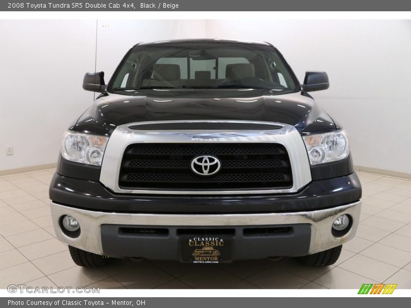 Black / Beige 2008 Toyota Tundra SR5 Double Cab 4x4