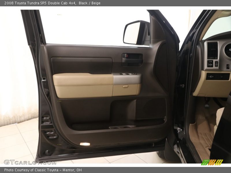 Black / Beige 2008 Toyota Tundra SR5 Double Cab 4x4