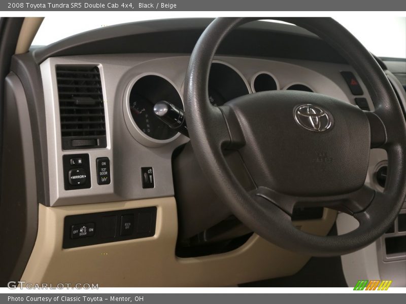 Black / Beige 2008 Toyota Tundra SR5 Double Cab 4x4