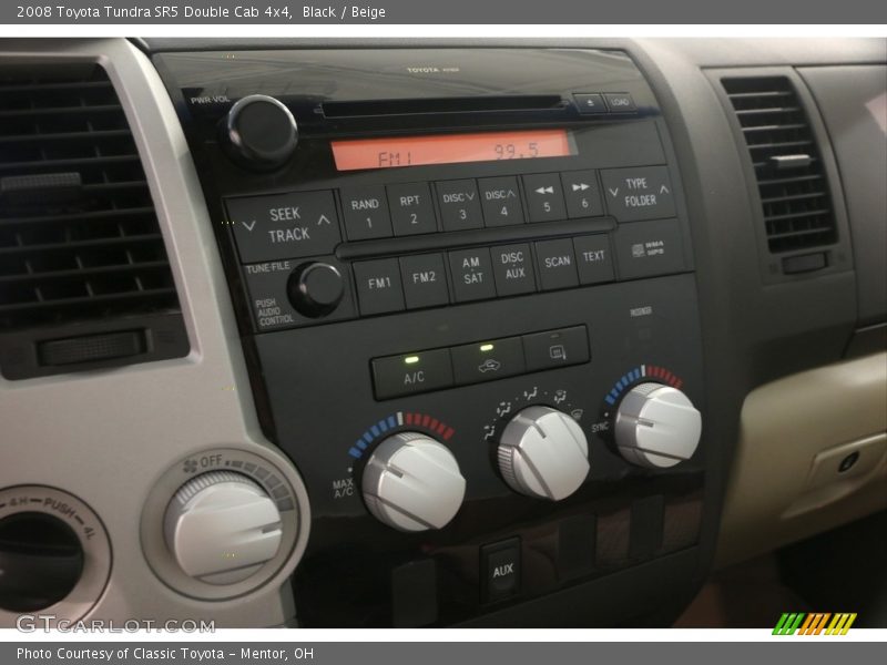 Black / Beige 2008 Toyota Tundra SR5 Double Cab 4x4