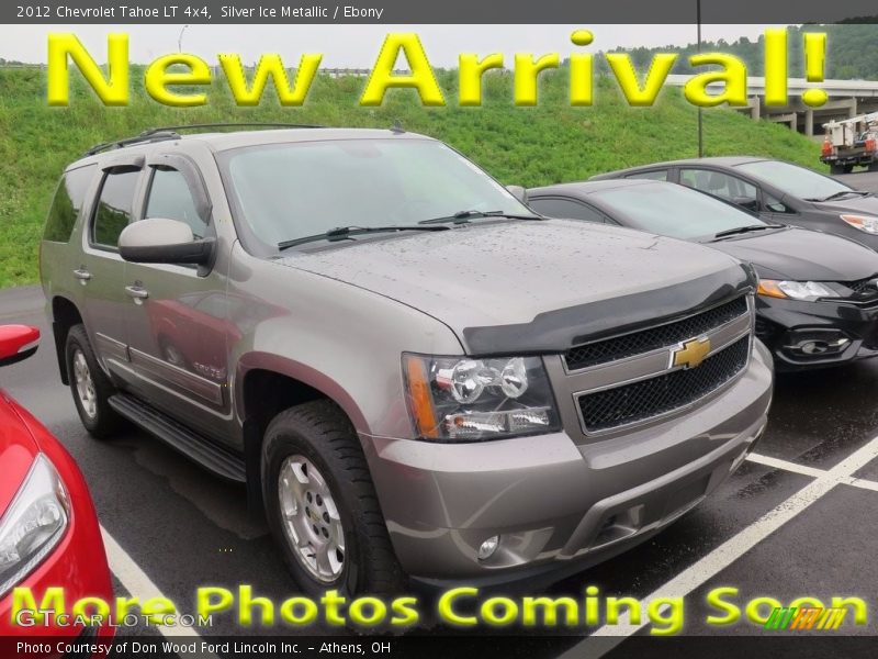Silver Ice Metallic / Ebony 2012 Chevrolet Tahoe LT 4x4
