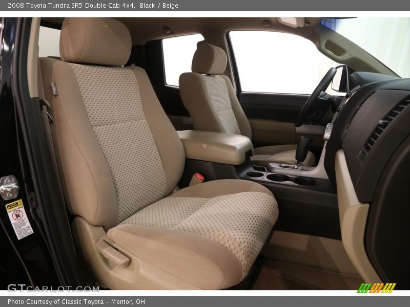 Black / Beige 2008 Toyota Tundra SR5 Double Cab 4x4