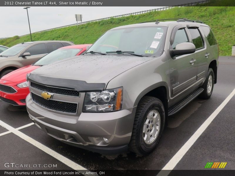 Silver Ice Metallic / Ebony 2012 Chevrolet Tahoe LT 4x4