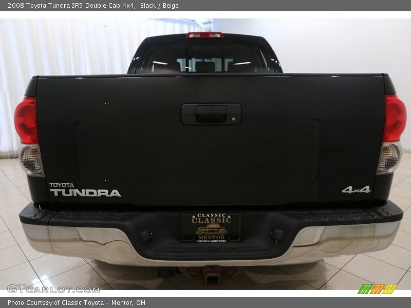 Black / Beige 2008 Toyota Tundra SR5 Double Cab 4x4