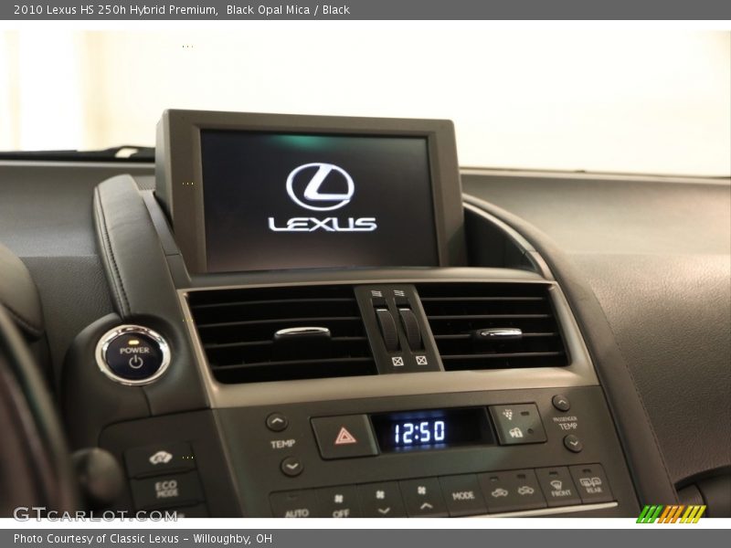 Black Opal Mica / Black 2010 Lexus HS 250h Hybrid Premium