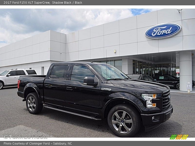 Shadow Black / Black 2017 Ford F150 XLT SuperCrew