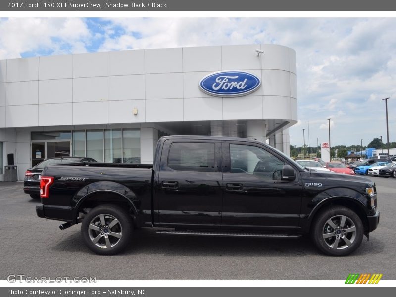 Shadow Black / Black 2017 Ford F150 XLT SuperCrew