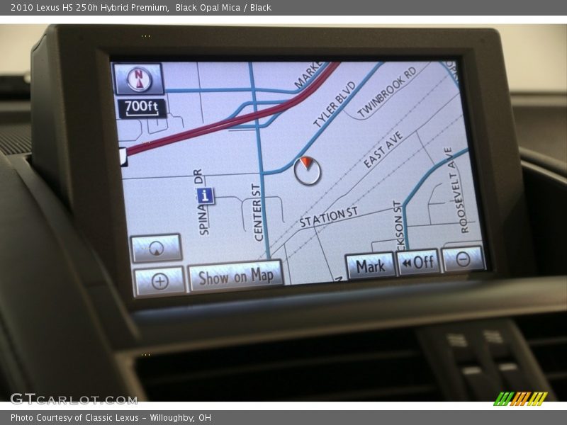 Black Opal Mica / Black 2010 Lexus HS 250h Hybrid Premium