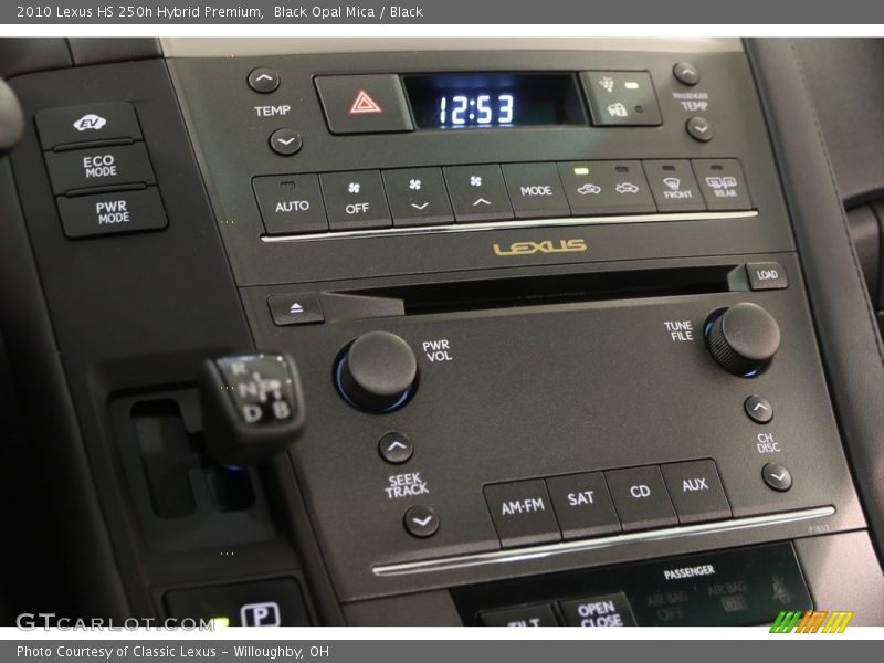 Black Opal Mica / Black 2010 Lexus HS 250h Hybrid Premium