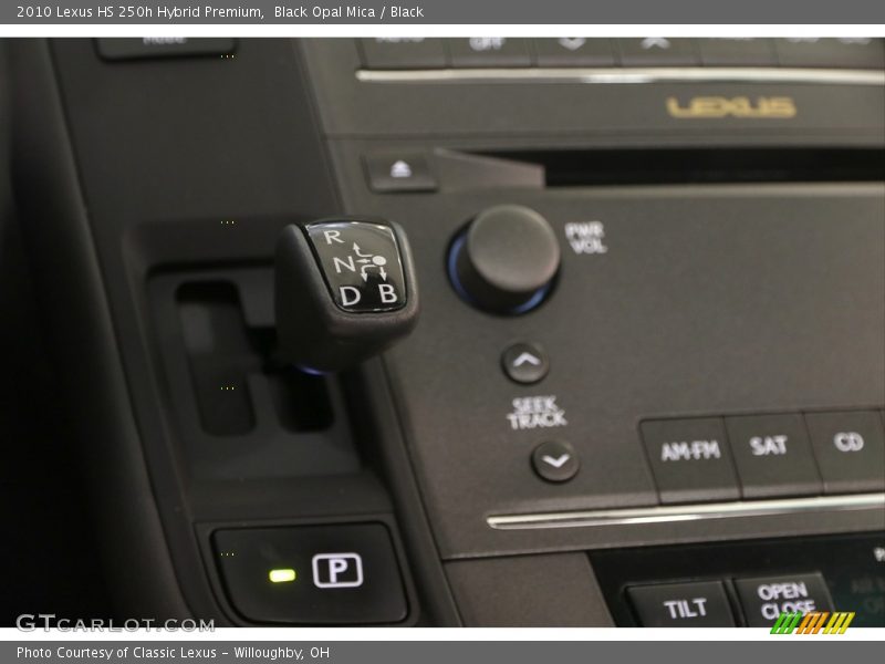 Black Opal Mica / Black 2010 Lexus HS 250h Hybrid Premium