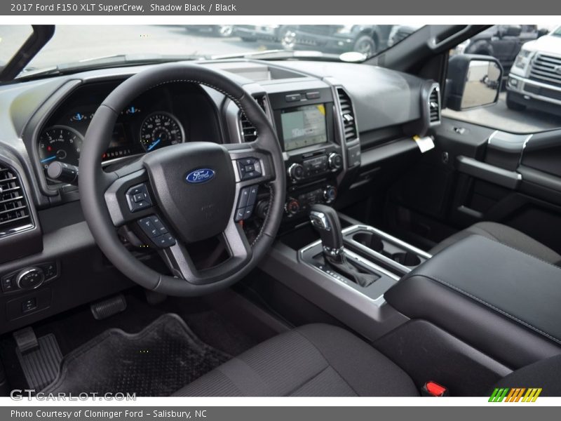 Shadow Black / Black 2017 Ford F150 XLT SuperCrew